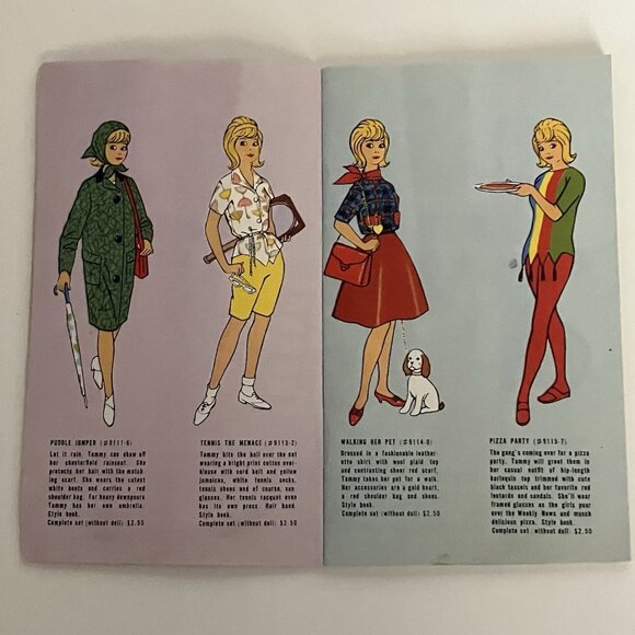 1960s Ideal Tammy Doll 3"x5" Style Book with Outfits for Doll & Family 32 pages - Picture 6 of 11